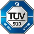 Zertifikat DIN EN 9100, gültig bis 10/2028