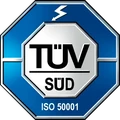 Zertifikat DIN EN ISO 50001, gültig bis 11/2028