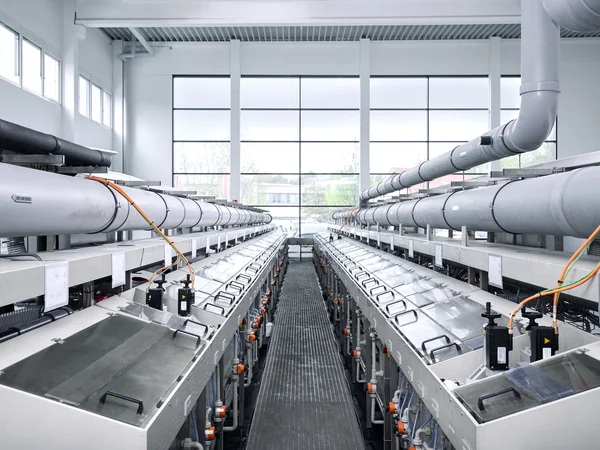 Bandgalvanik-Anlage der C. Jentner GmbH in der Produktion